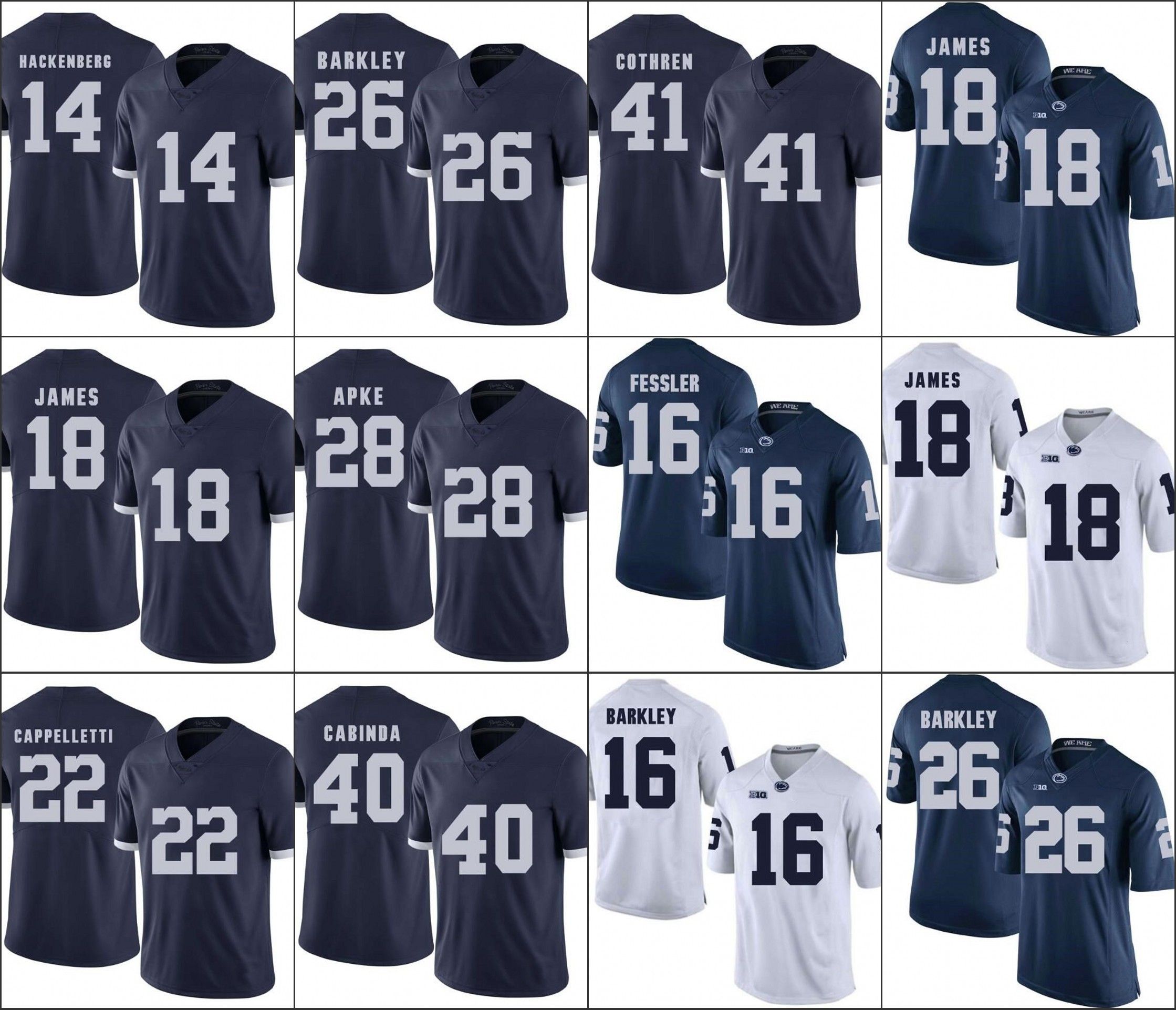 hackenberg jersey for sale