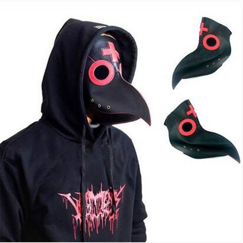 Face Mask Leather Steampunk Plague Bird Plague Doctor Cosplay Prop Gothic