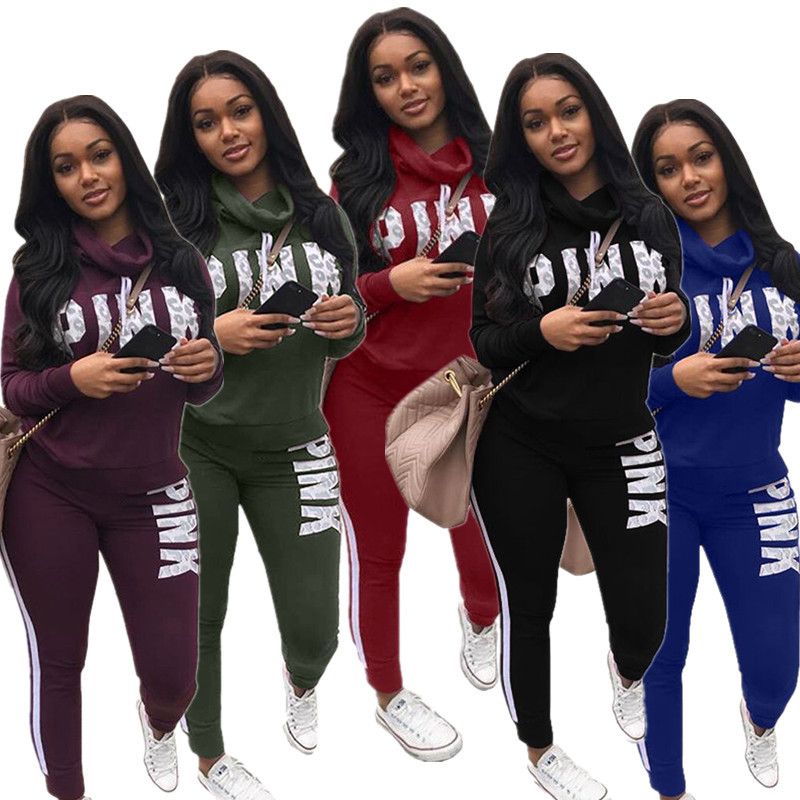 love pink sweat suits