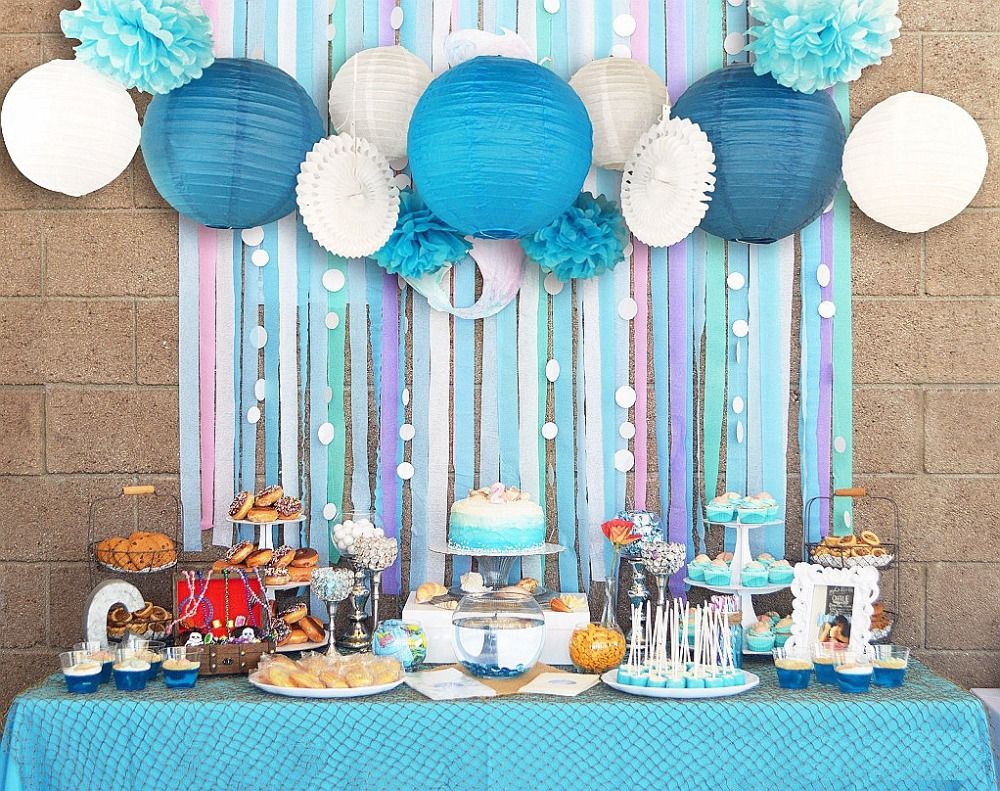 Blue Amp White Wedding Theme Background Wall Party Decor Cut Out