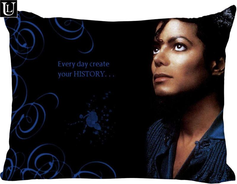 Custom Michael Jackson Rectangle Pillow Cover Size 45x35cm One