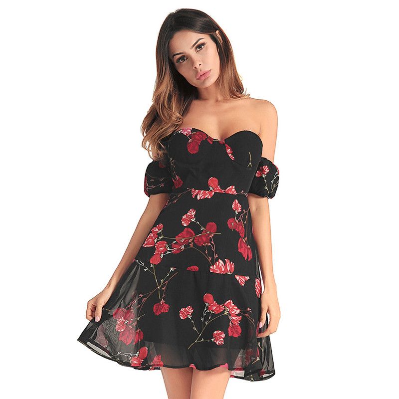 rose summer dress