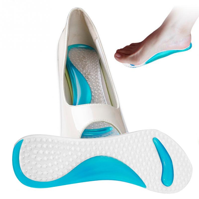 Las mujeres zapatos de tacones altos almohadilla ortopédica plano prevenir el del pie Doloroso