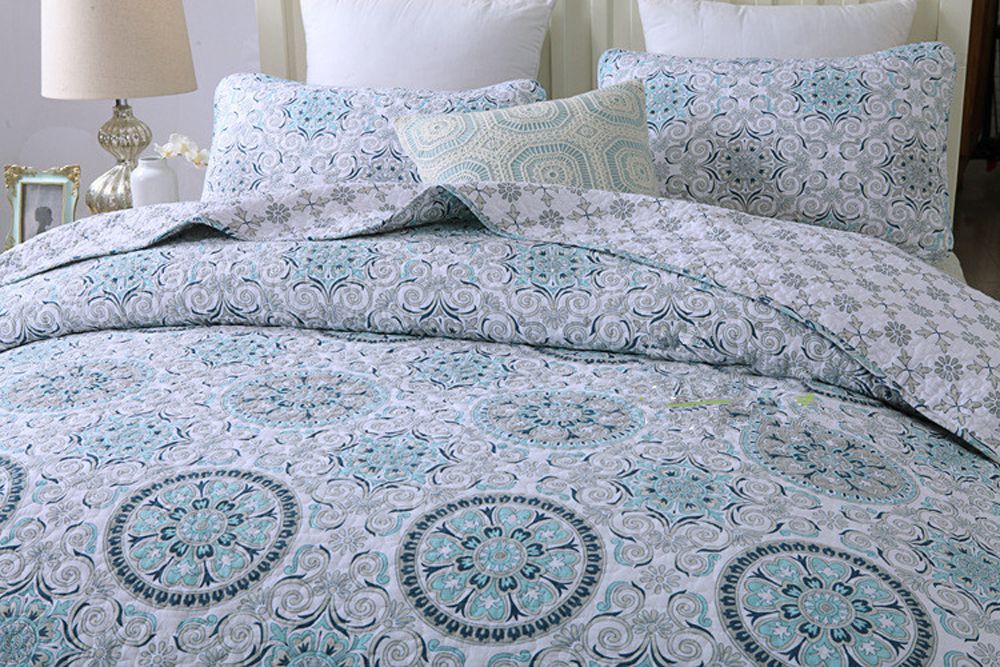 Grosshandel Cotton Quilt Set Bohemian Coverlet Bedspread Bettwasche