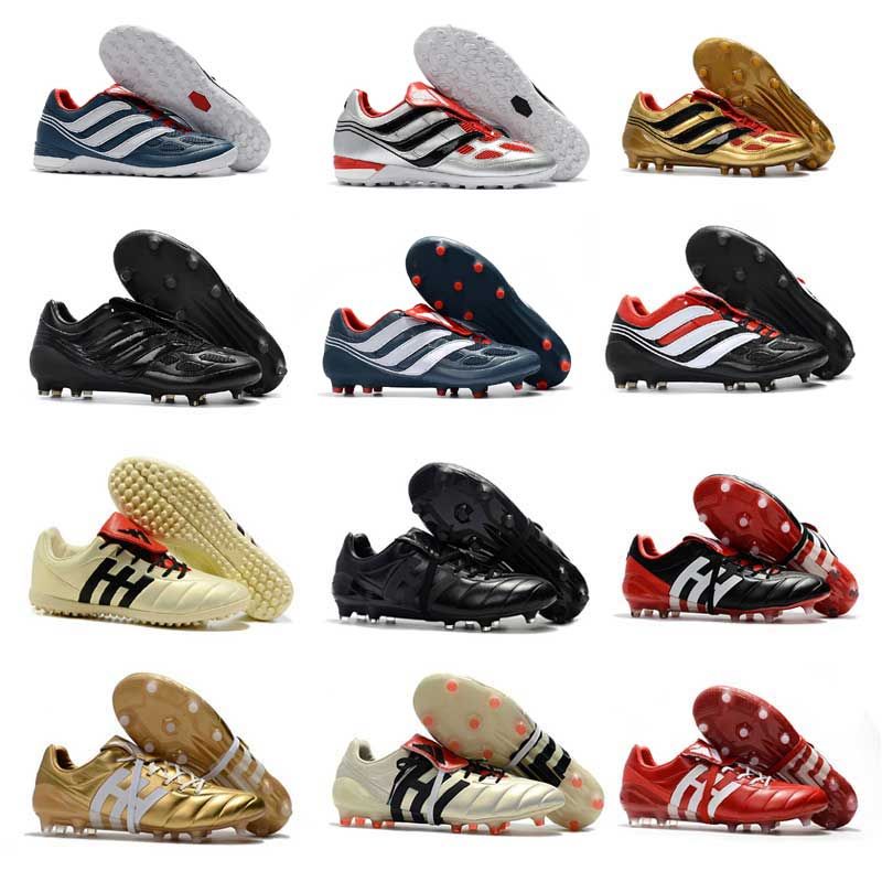 21 18 Predator Precision Mania Champagne Fg Tf Men Soccer Boots Accelerator David Beckham Soccer Football Cleats Falcon 5 6 Black Gold Red From Ivshoes 53 94 Dhgate Com