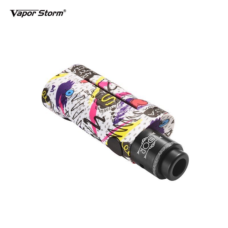 Pepino Diacrítico Pascua de Resurrección Vapor Storm ECO RDA Kit Graffiti Vape Pen Mods Kits 90W 0-4.2V Variable  Voltage