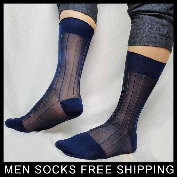 mens nylon dress socks
