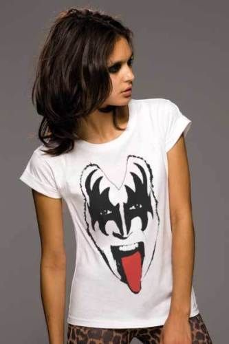 camiseta kiss mujer