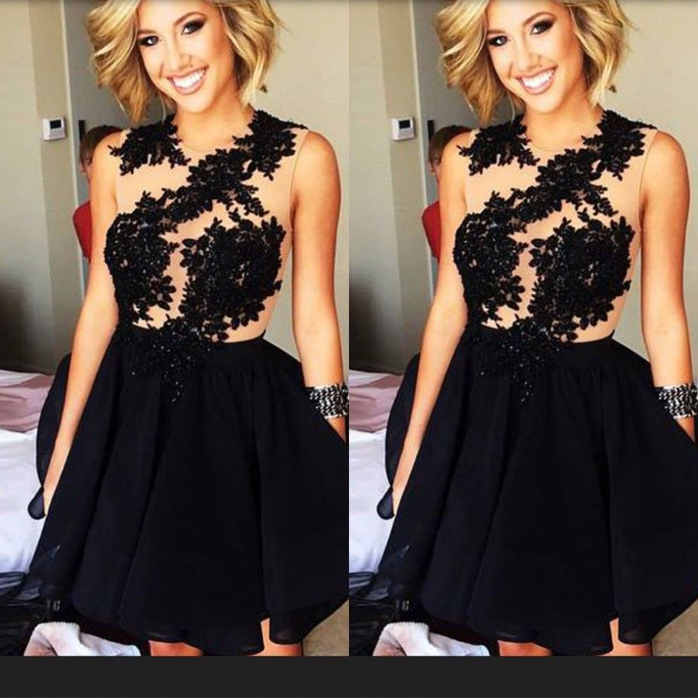 black homecoming dresses 2018