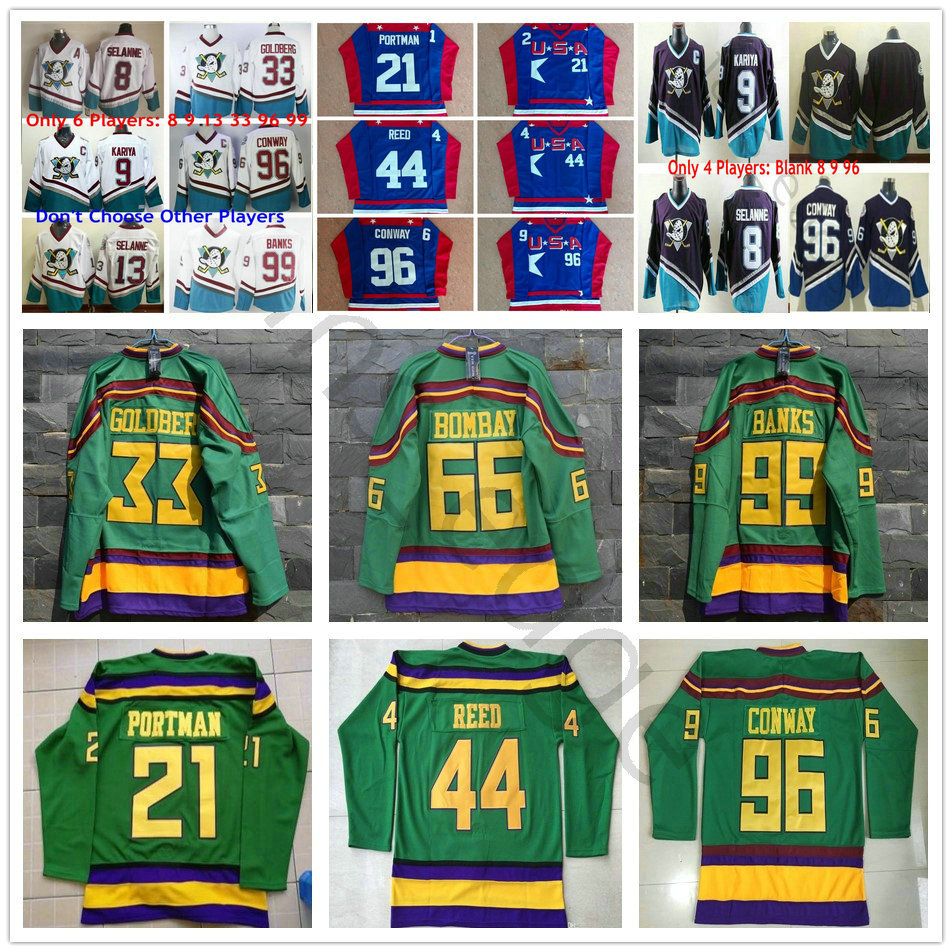 Portman mighty ducks jersey Clearance