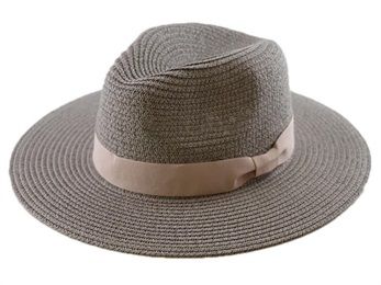 Cappello da Sole Fedora in Paglia per Bambini Panama Protezione UV Comhats 