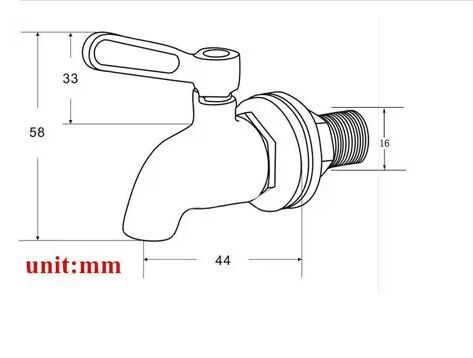 2020 Lead Free Top Sale 304 Stainless Steel Spigot Faucet Keg