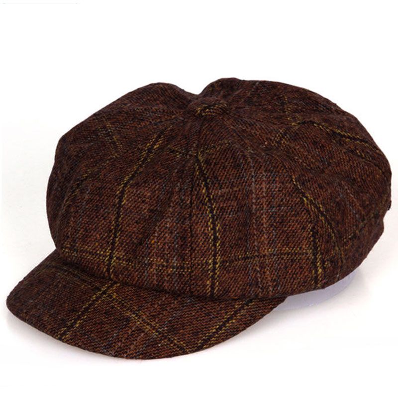 eight panel newsboy cap