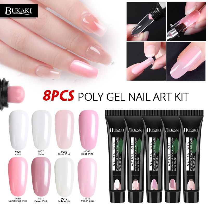 Wholesale Nail Extension Poly Gel Set Acrylic Slip Solution Builder Gel Tips Extend Jelly Camouflage Builder Soak Off Diy Beauty Nails Nail Shop From Guojianghealth 48 79 Dhgate Com