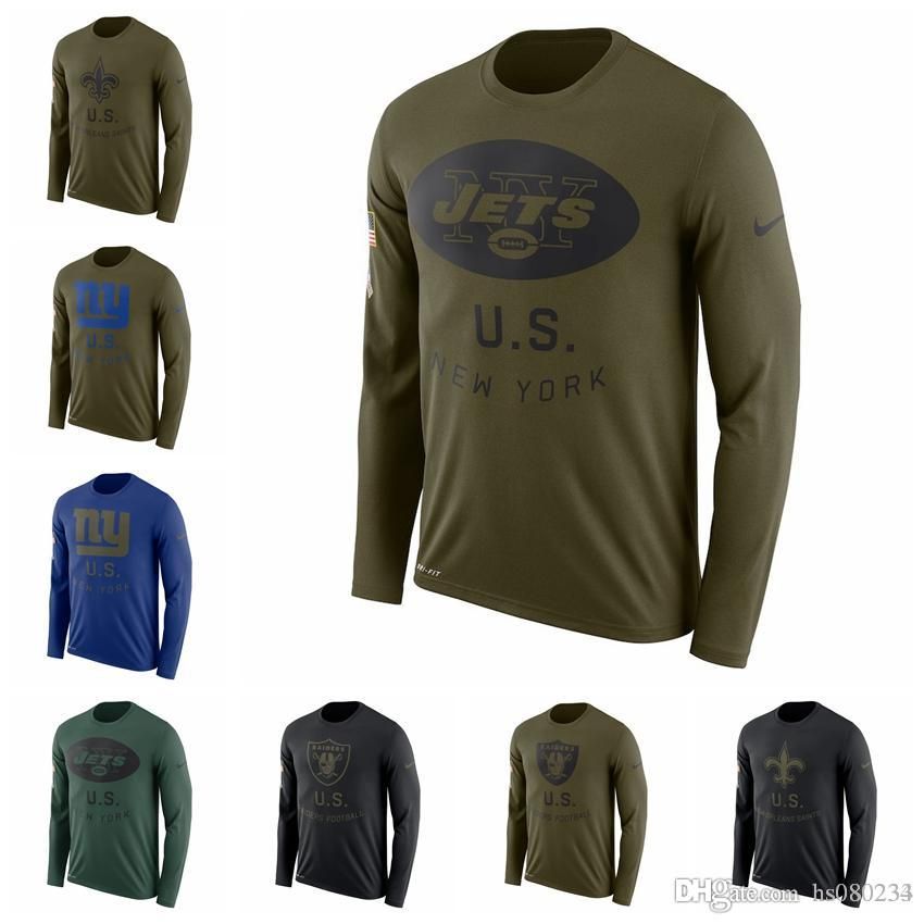 saints salute to service long sleeve shirt