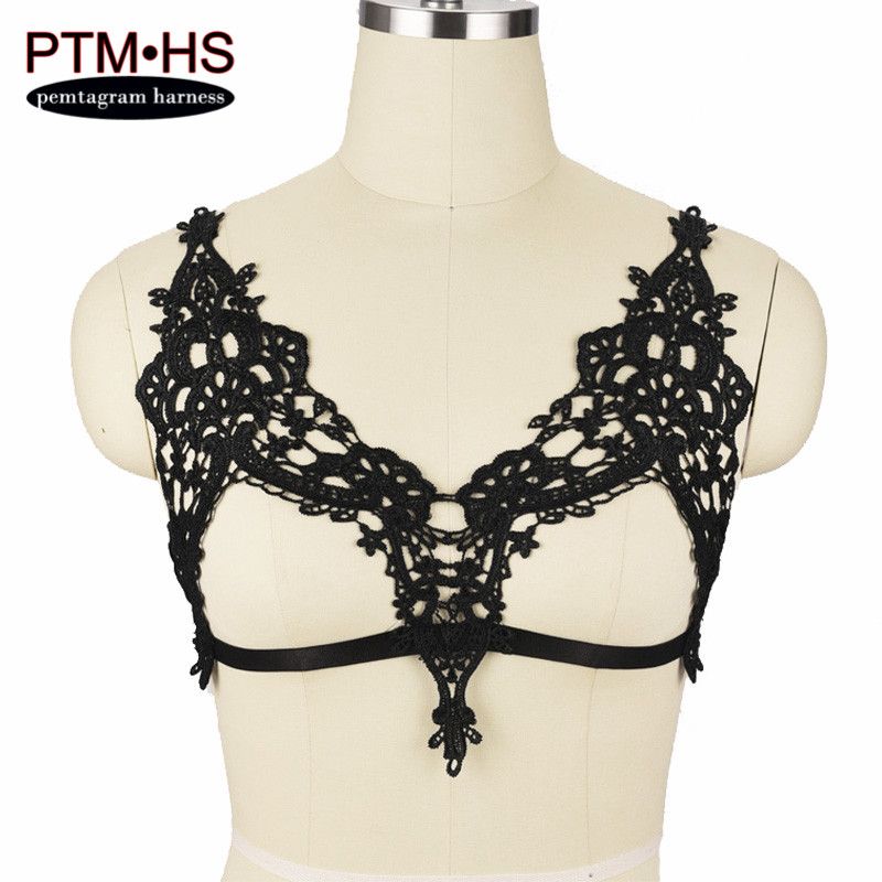 strappy caged bralette