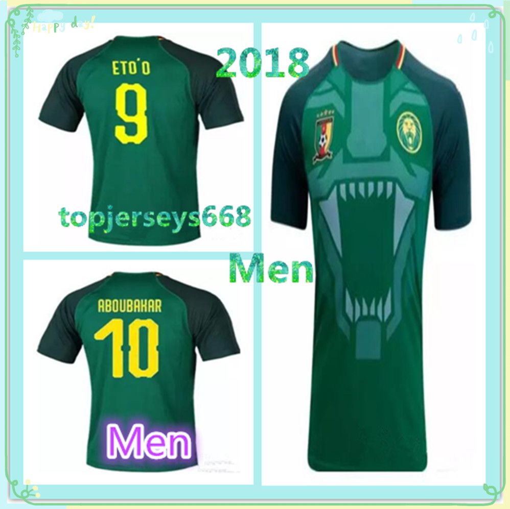 2018 Camerún casa Fútbol Jersey Camerún casa Fútbol Camiseta 2018 Camerún Uniforme Ventas
