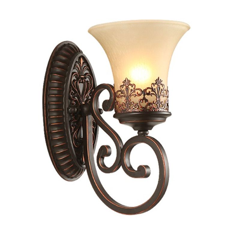 2019 Vintage Wall Lamp Retro Light Fixture European Classic Sconce Metal Glass Fitting Lamparas Home Lighting Luminaires From Happylights