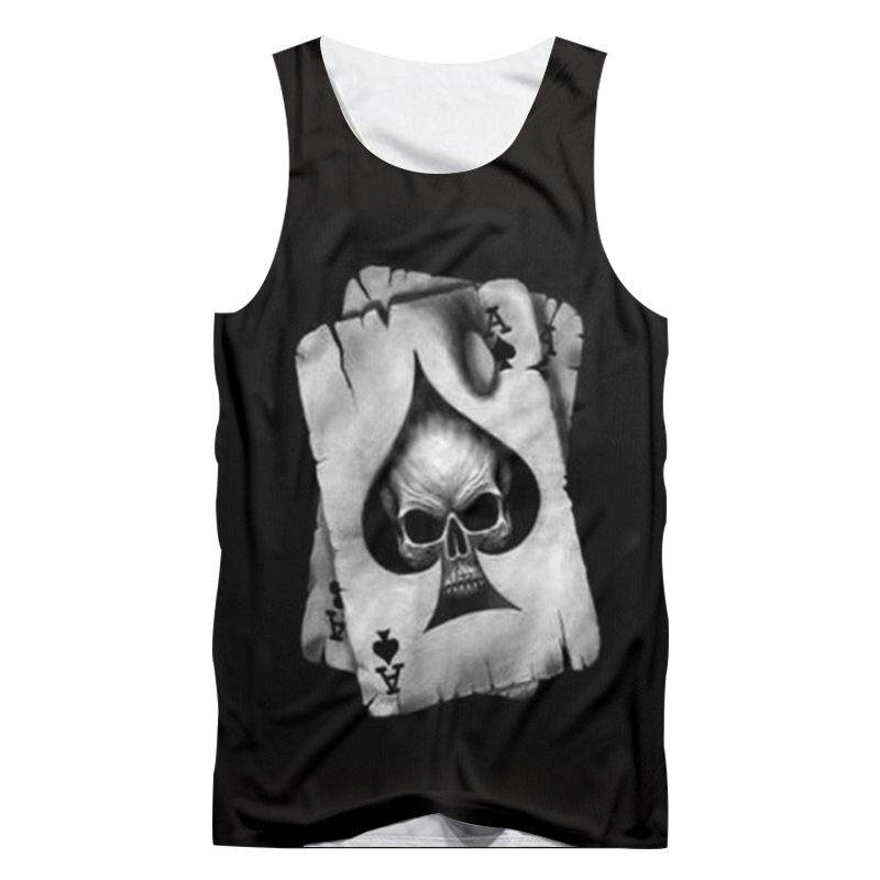 Skull Poker Black