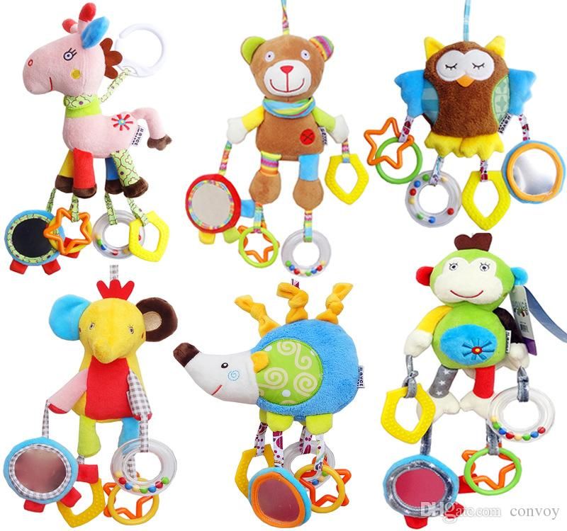 2019 Baby Education Cute Monkey Baby Toys For 0 12 Months Bed
