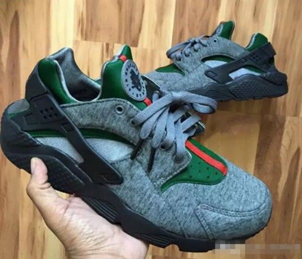 custom rainbow huaraches