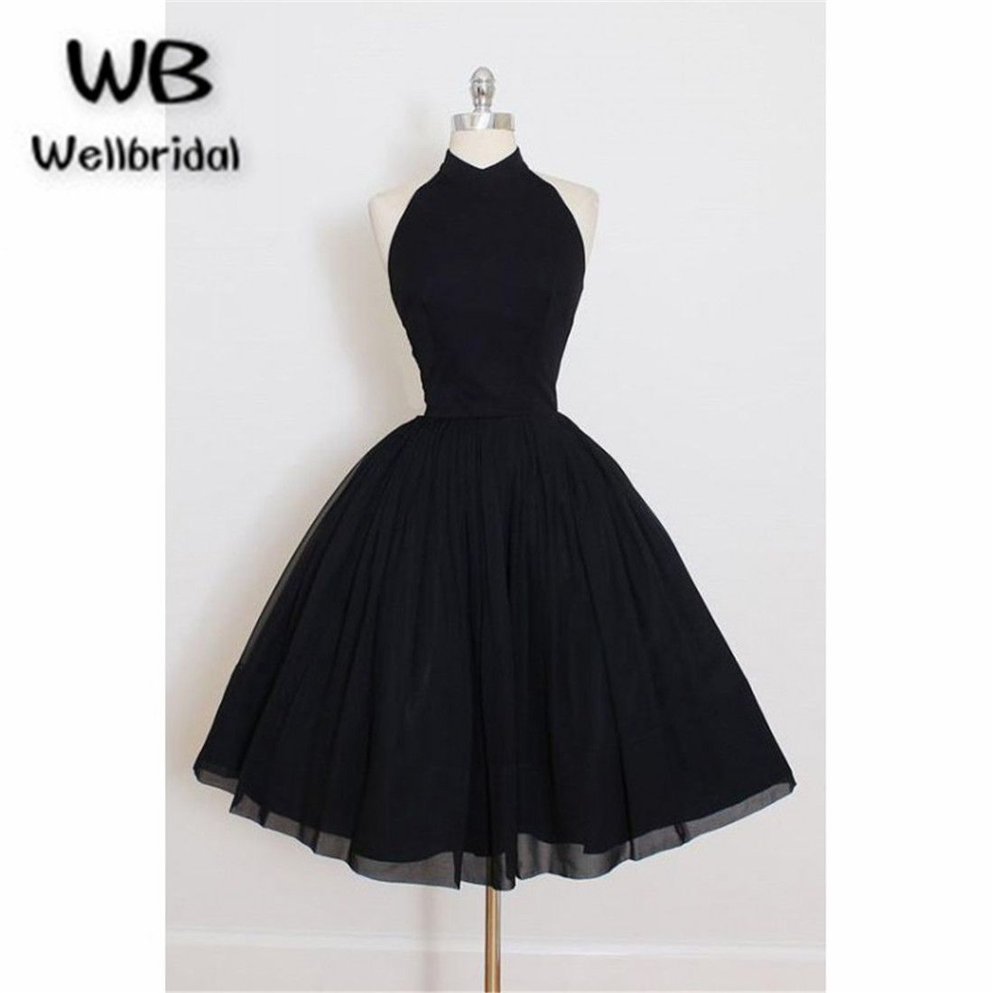 black short dresses 2018