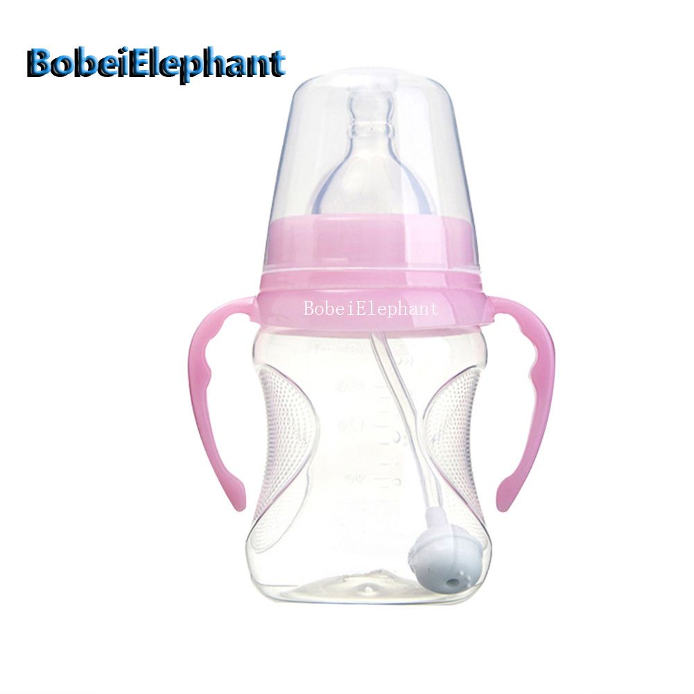 feeding bottle with straw
