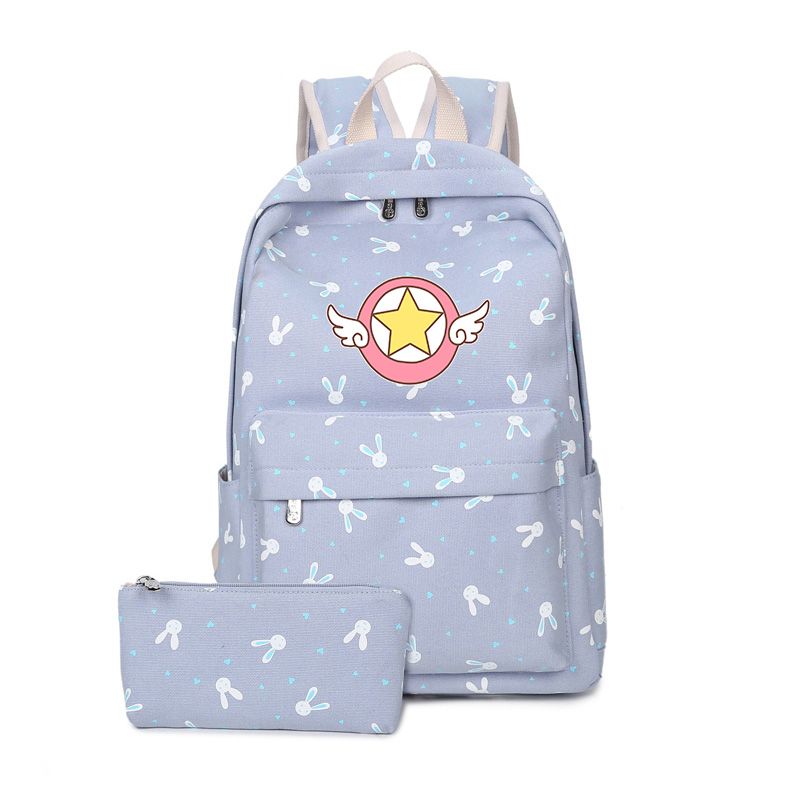 Anime Card Captor Sakura Student Shoulder Bag Canvas Handbag Shopping Bookbag