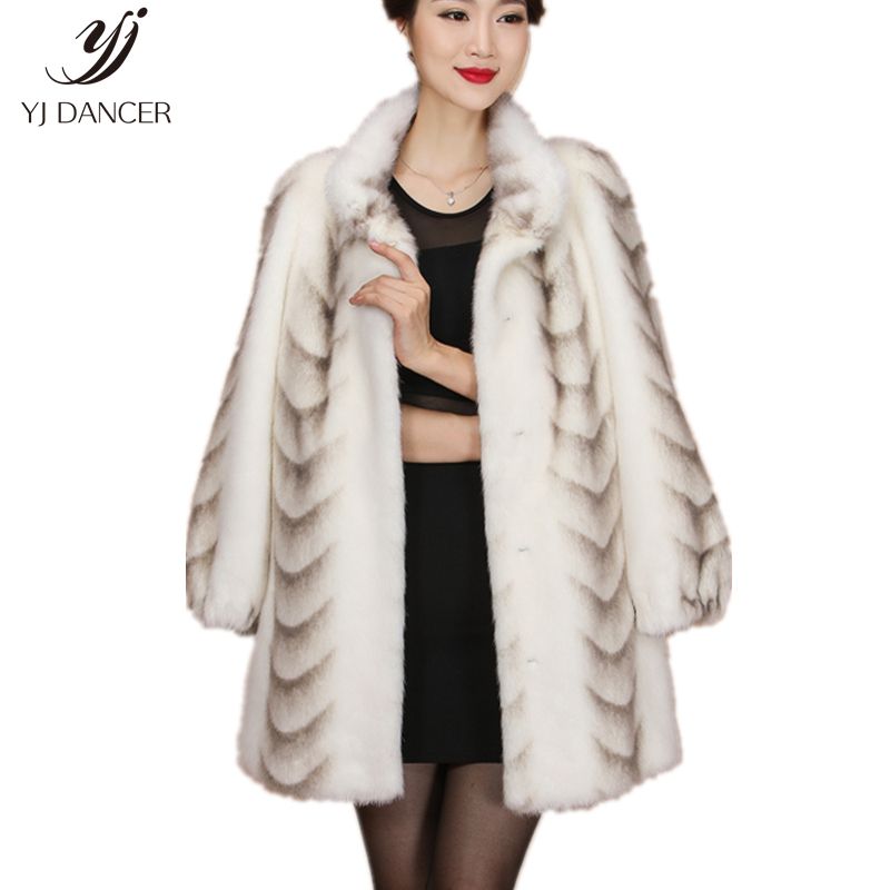 mink fur coat plus size