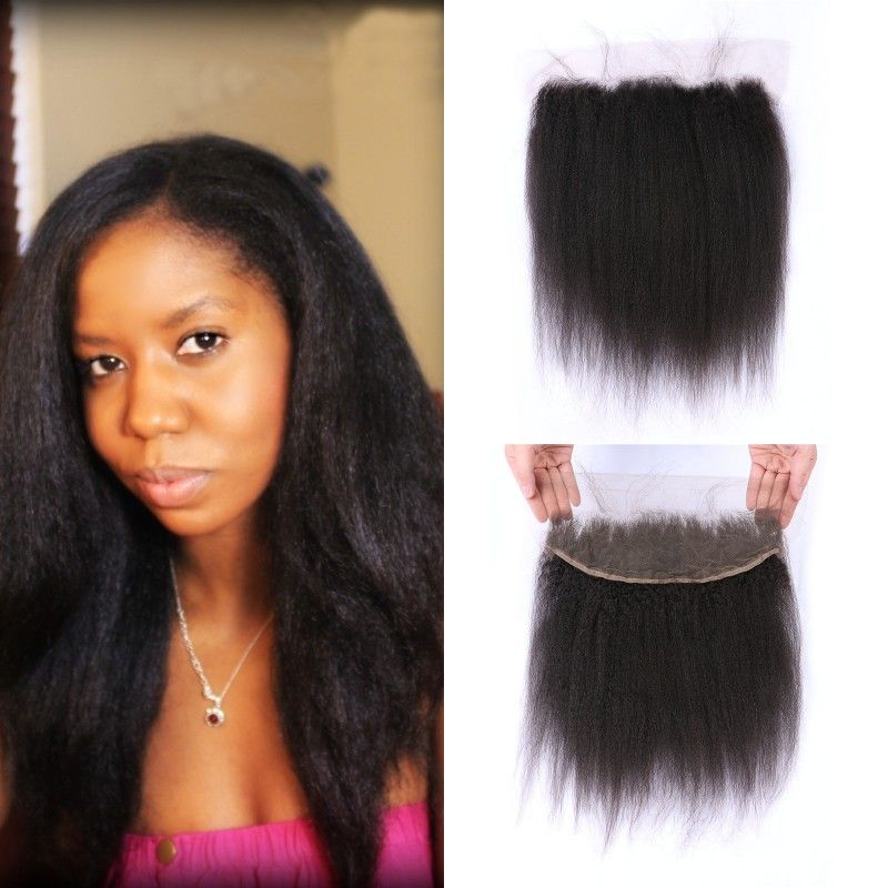 Mongolian Virgin Hair Lace Frontal Closure Bleached Knots Free Middle Three Part Kinky Straight Full Frontal Closure Sew In Weave Closure Buy Silk
