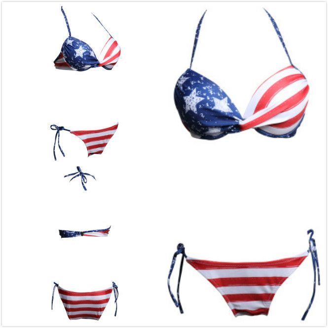 blue star bathing suit