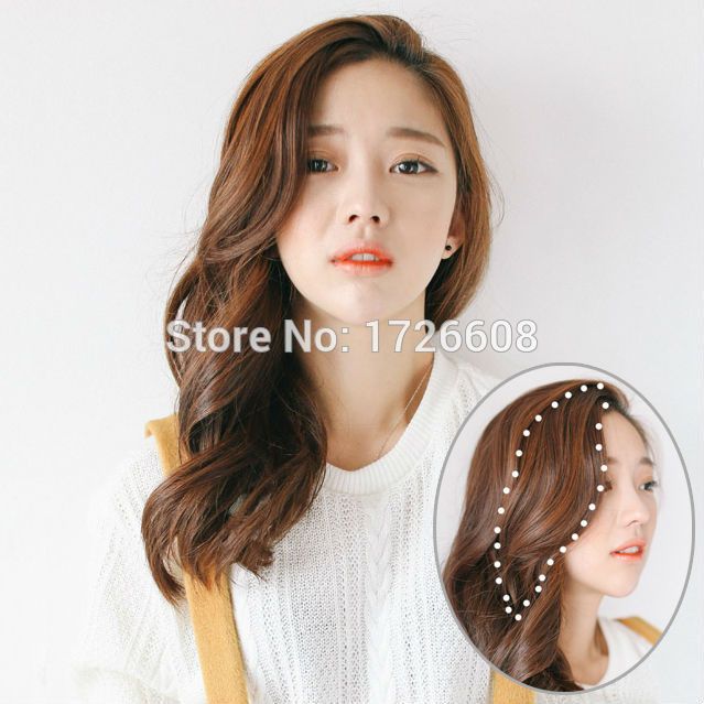 Long Side Bang For Women Hot Korea Style Seamless Oblique Bangs