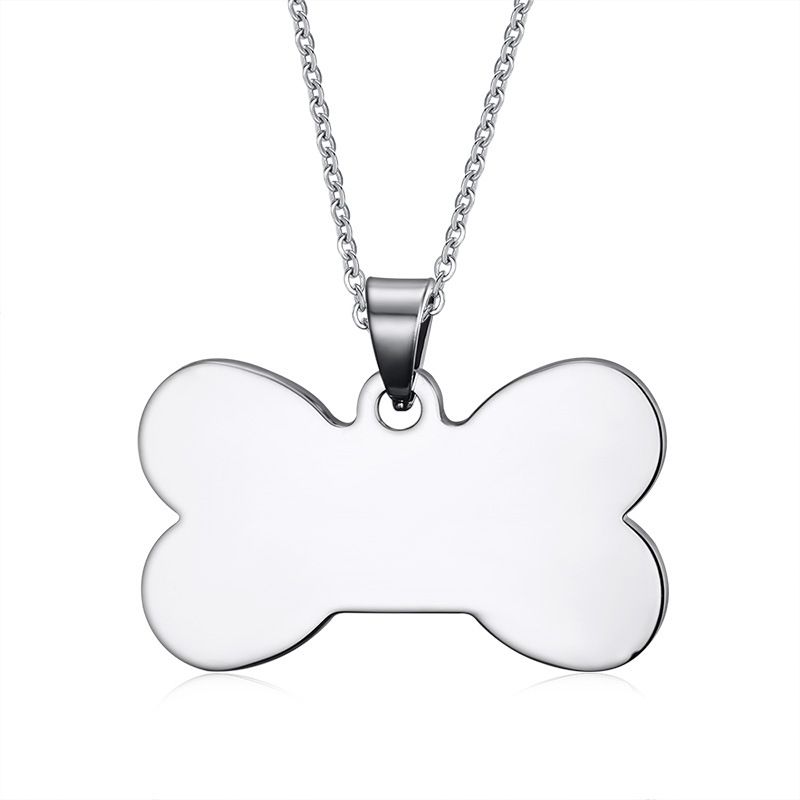 dog bone pendant necklace