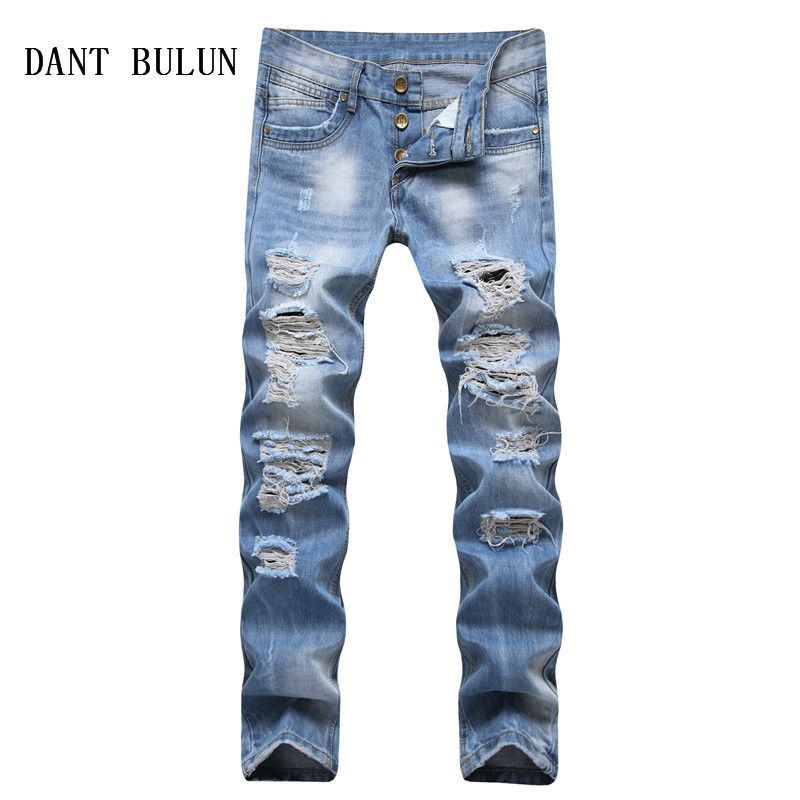 blue jeans mens ripped