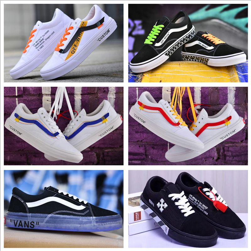 Compre 2018 VANSES Old Skool Lienzo Zapatos Casuales Hombres Mujeres  Monopatín X Willy Zapatos Deportivos Blanco Negro Zapatillas De Deporte  Personalizadas Zapatillas Tallas 36 44 A 62,18 € Del Kuku833 | DHgate.Com