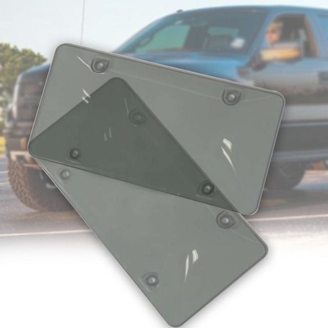2020 Frame Tinted Cover Flat Car Licence Plate Case Shield