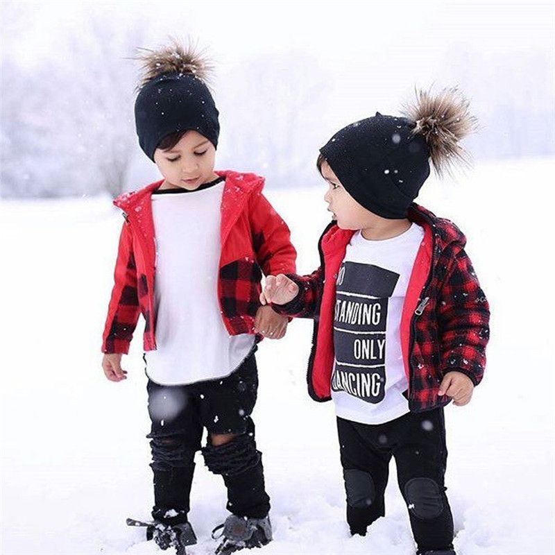 Buy Best And Latest Brand Winter Fashion Style New Unisex Newborn Baby Boy Girl Toddler Infant Cotton Soft Cute Hat Cap Beanie With Fur Ball To350 Dhgate Com