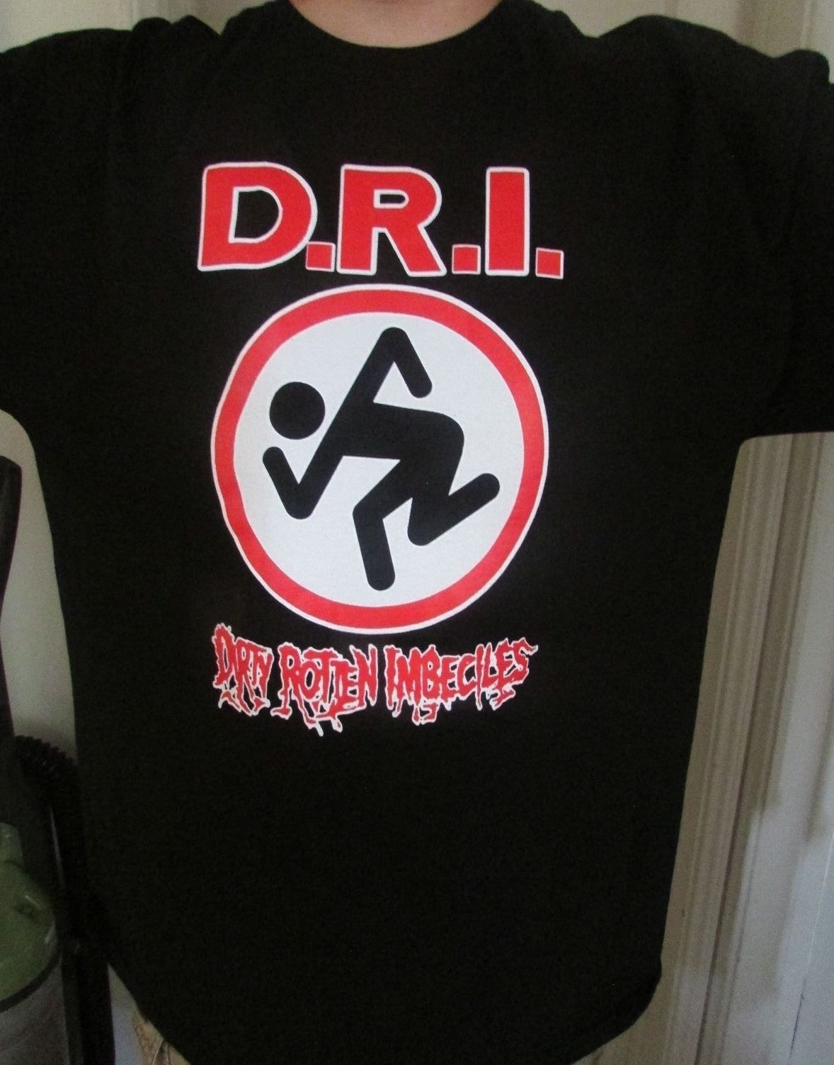 D.R.I Dirty Rotten Imbeciles Rock Band Men/'s T-Shirt Black