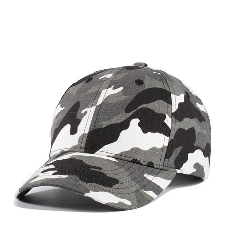 black and white camo hat
