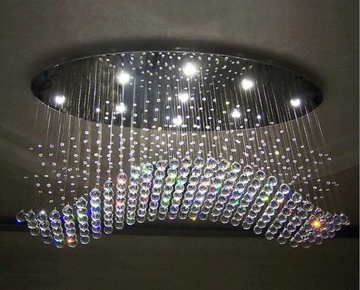 wave chandelier modern