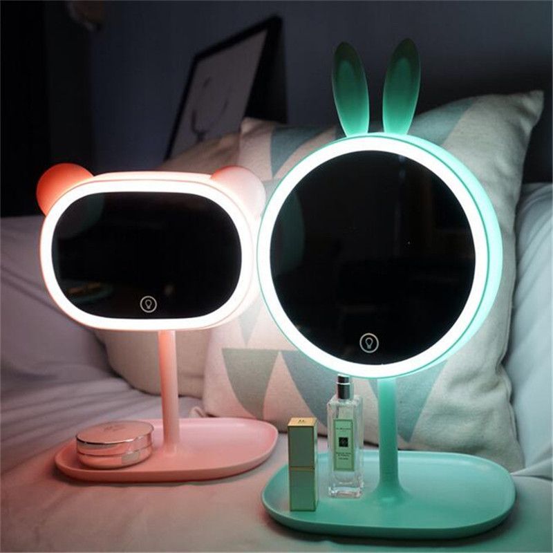 LED Touch Screen Makeup Mirror Professional One Touch Control Makeup