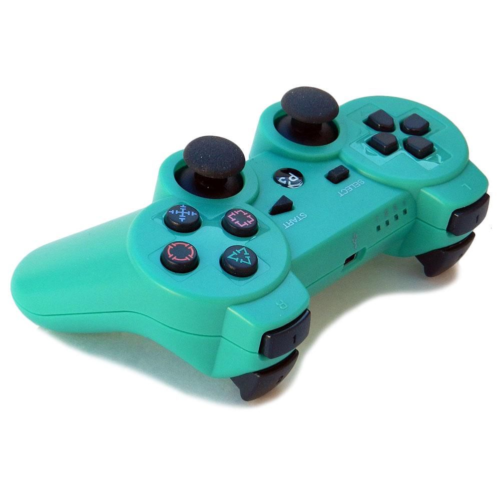 Джойстик игрушка. Dualshock ps3 зеленый. Зелёный геймпад беспроводные ps3. Беспроводной Bluetooth джойстик ps3. Геймпад для ps3 2.4GHZ (зеленый).