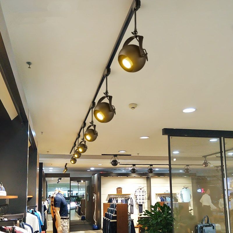 compre luz de riel moderna lampara de riel de techo led iluminacion de riel focos rotativos ventanas de interior showrooms accesorios de iluminacion