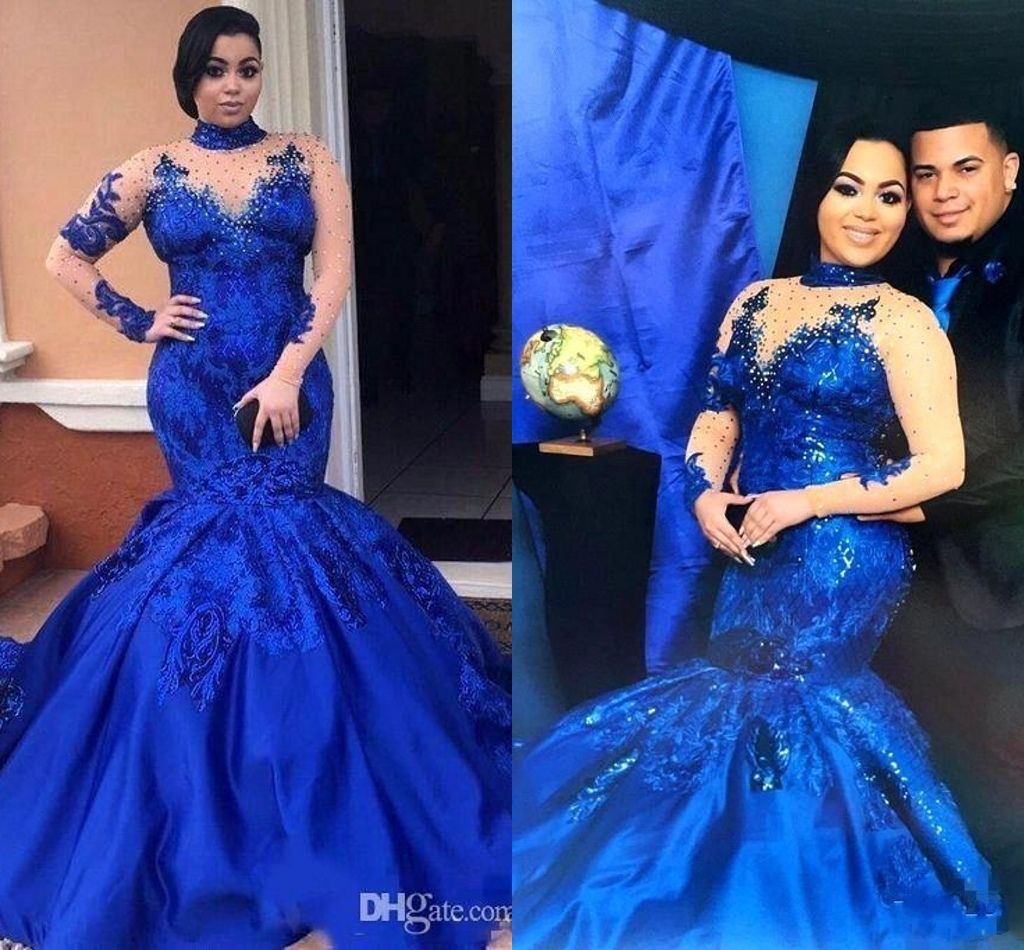 mesh prom dresses 2018