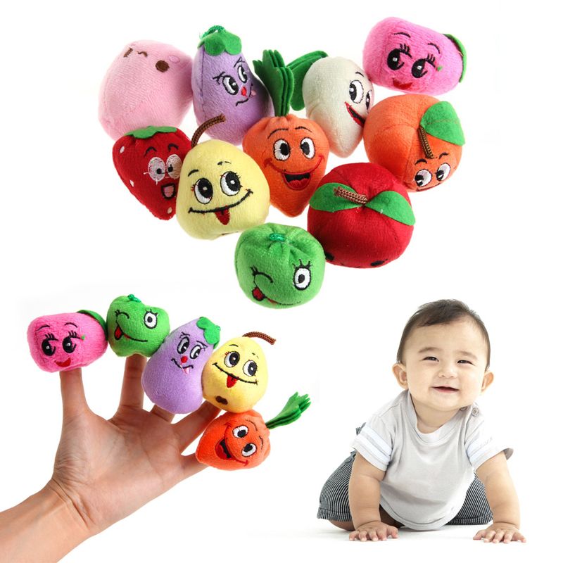 fruit finger puppets