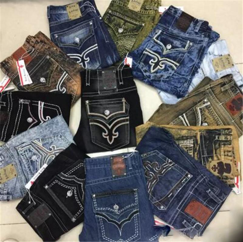 jeans rock revival mens