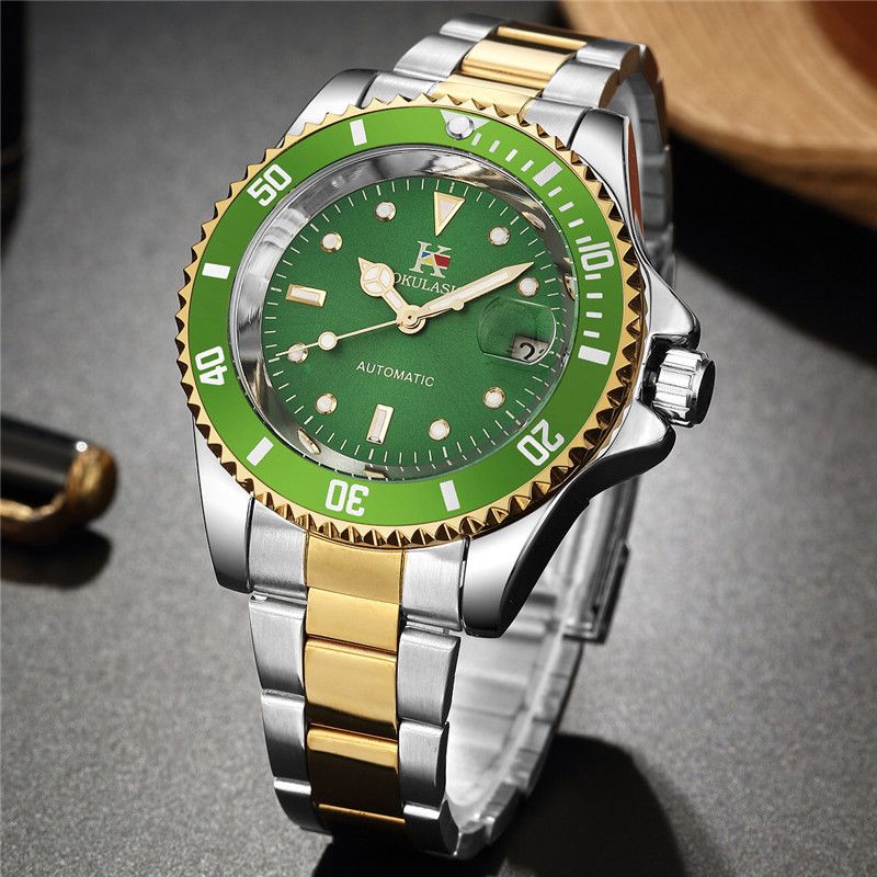 Aokulasic Mekanik Saatler Erkekler Iskelet Altin Izle Otomatik Mekanik Erkek Saatler Kendinden Sarimli Saat Paslanmaz Celik Steel Stainless Steel Mansteel Gold Aliexpress