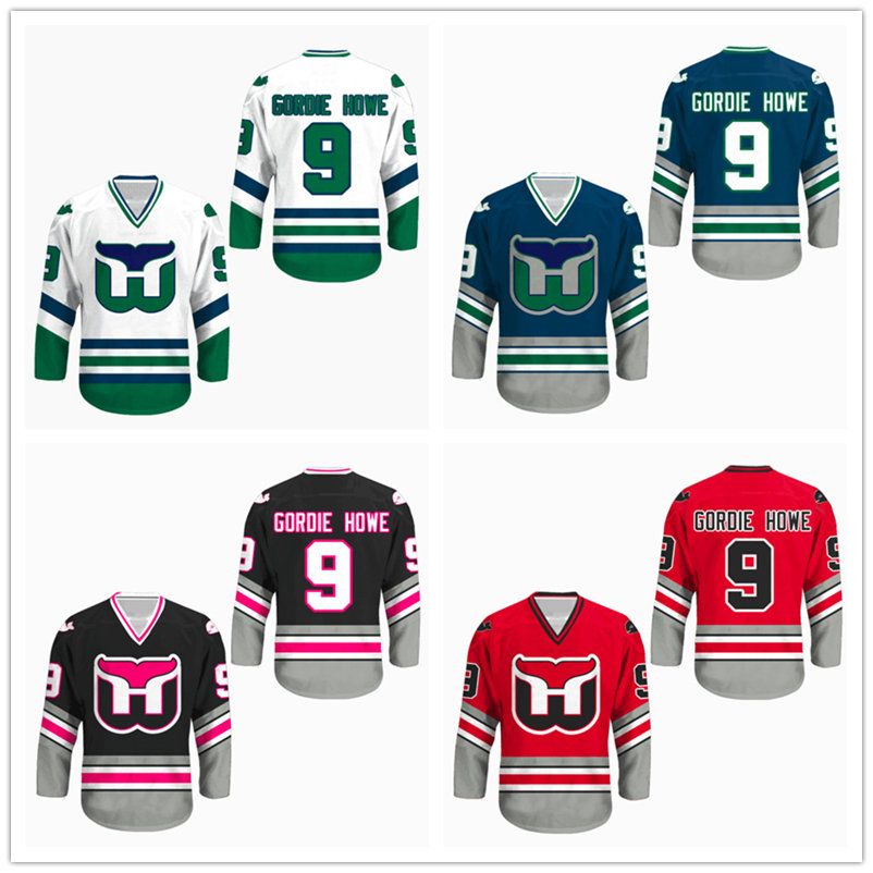 gordie howe hartford whalers jersey