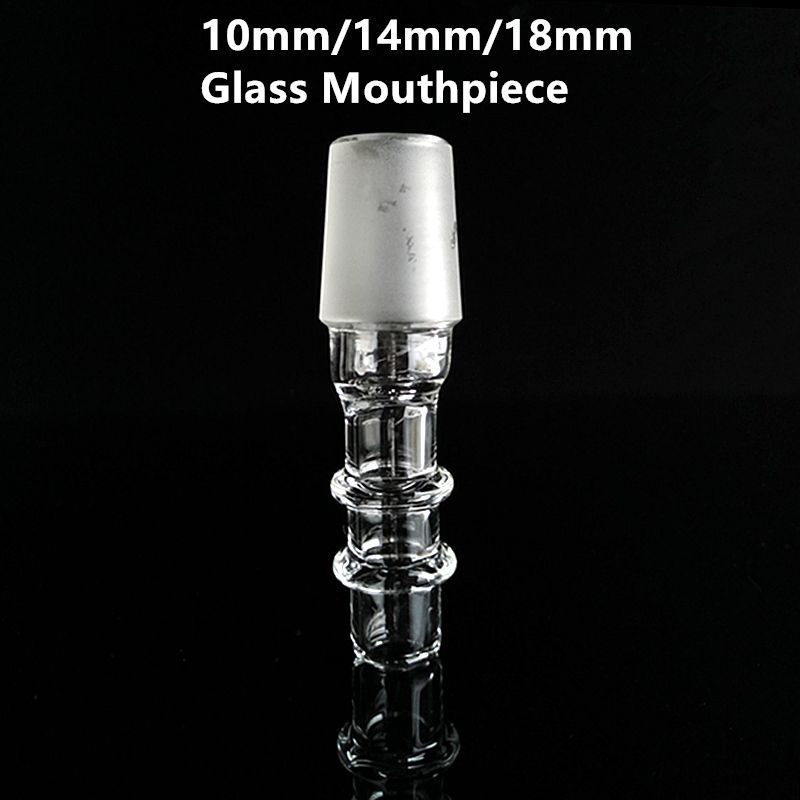 Smoking Glass Mouthpiece Adapter 10mm 14mm 18mm Male Nozzle Smoking