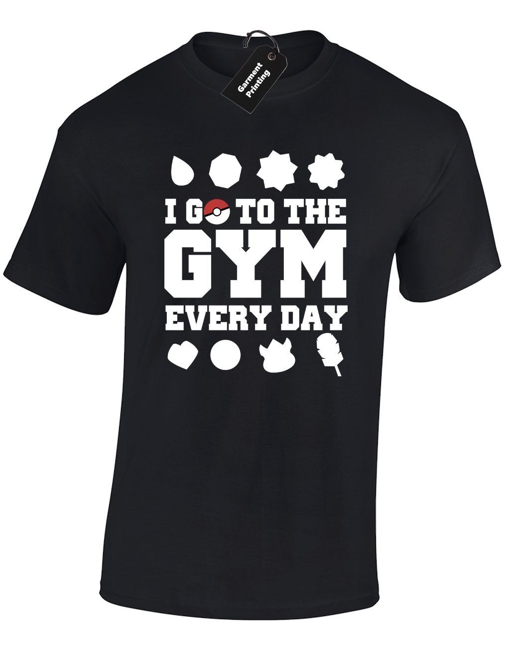 I Go To The Gym Every Day Mens T Shirt Anime Fitness Charizard Ash Pokeball New Cool Casual Pride T Shirt Men Unisex New Tshirts Printed Crazy Tshirts From Foyastore 24 2 Dhgate Com
